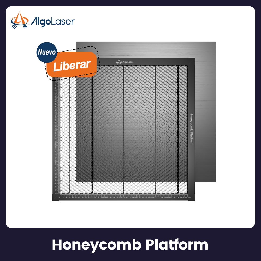 Industrial Acrylic Laser Cutter - Algolaser mesa de trabalho em favo