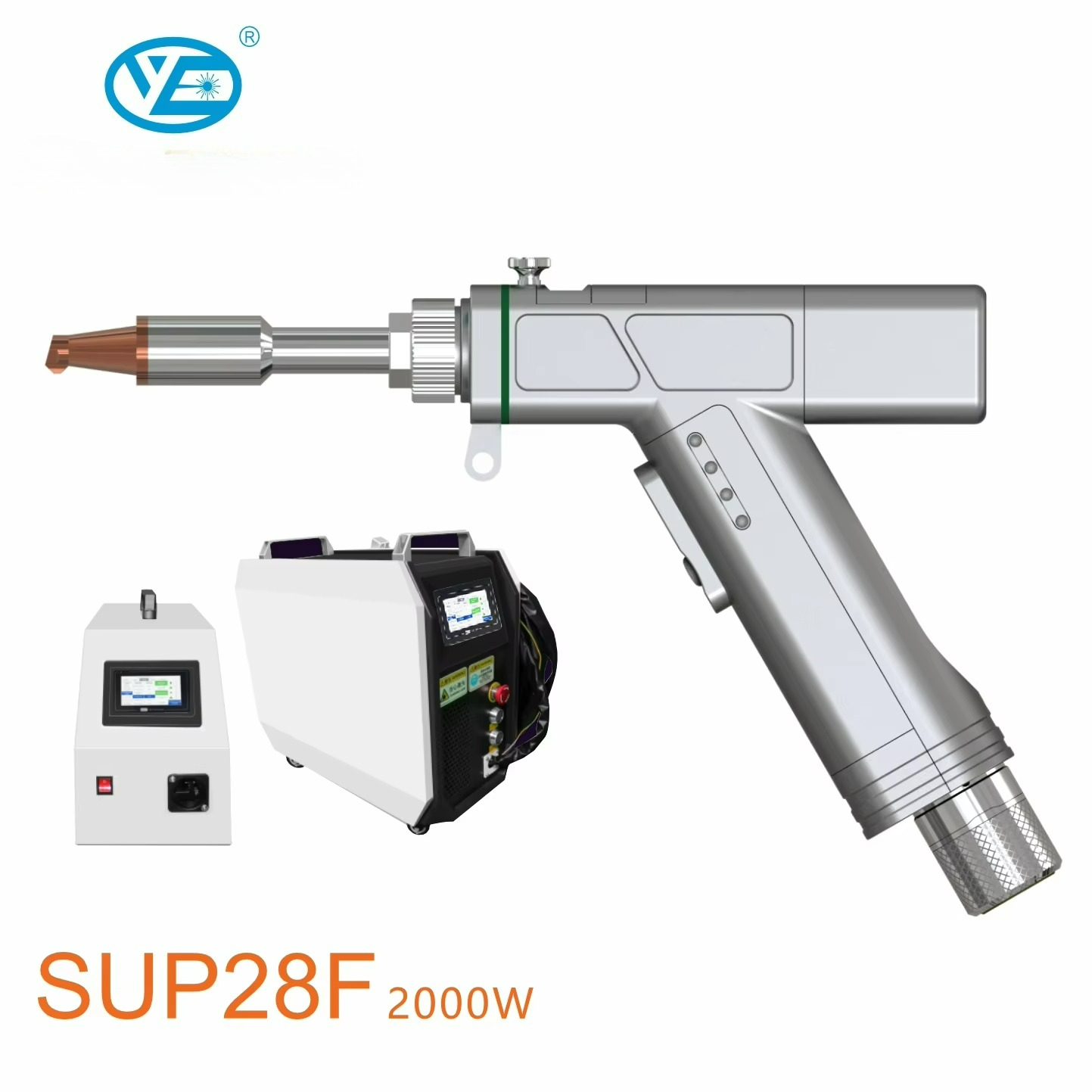 Industrial Grade Laser Welder - NOVO SUP28T 2000W, Cabeça de Soldagem