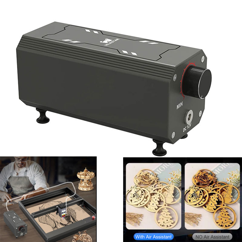 Industrial Acrylic Laser Cutter - Compressor de Ar para Laser, Bomba