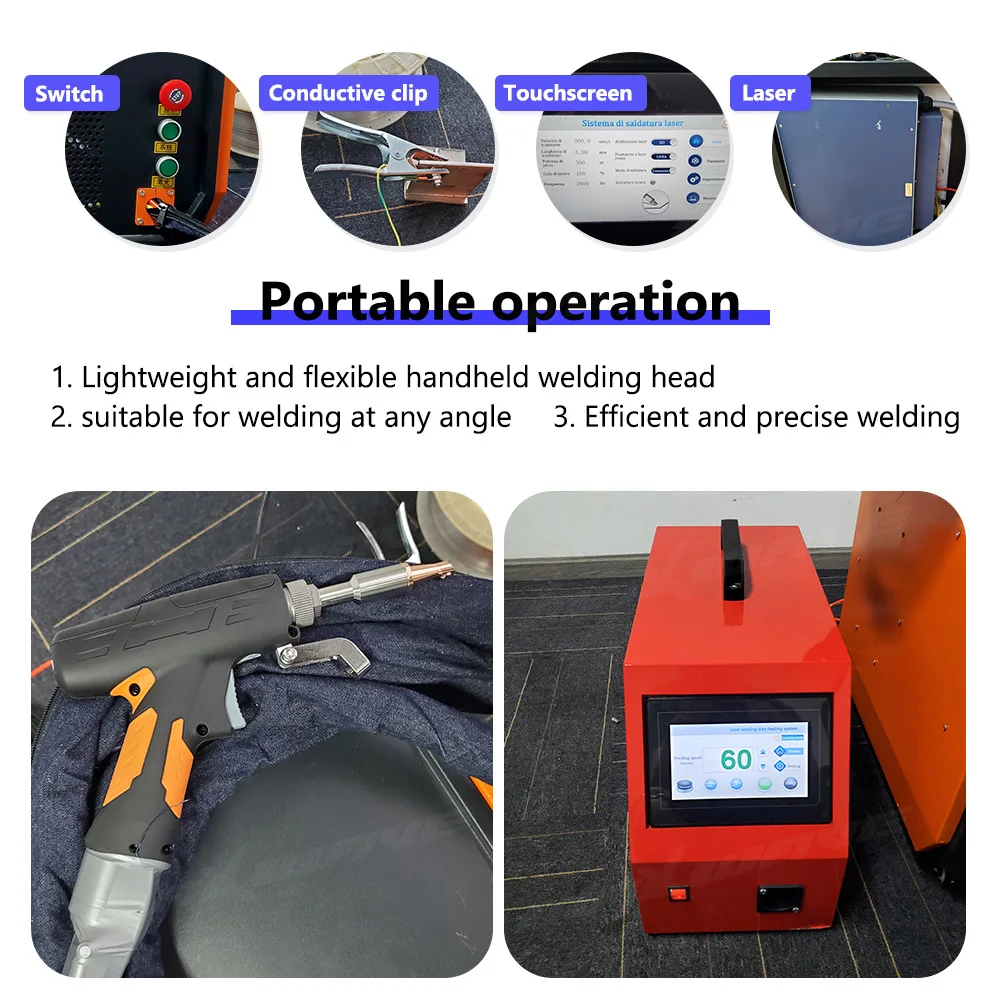 Conector de metal a laser 900W - Industrial Grade Laser Welder avaliação e preço