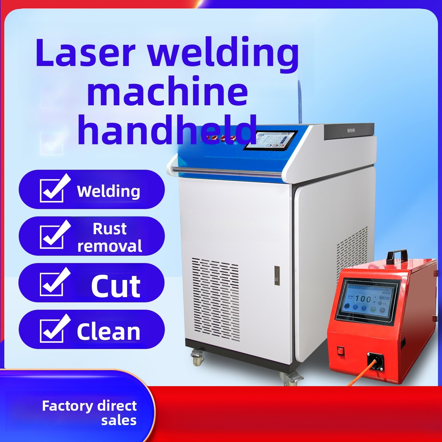 Máquina industrial portátil de - Industrial Laser Rust Remover avaliação e preço